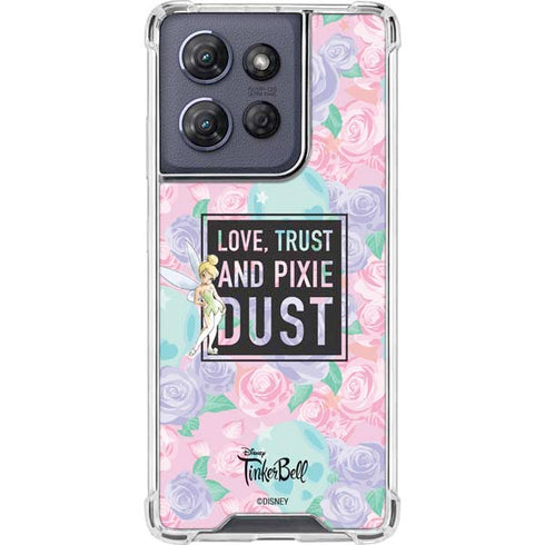 Disney Tinker Bell Love Trust and Pixie Dust Moto G Play 5G (2025) Clear Case